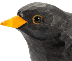 Amsel Lindenholz handgeschnitzt