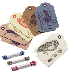 Anhängeetiketten Tiermotive sortiert