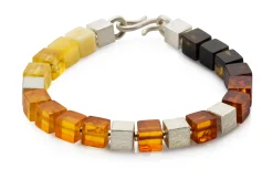 Armband Bernsteinwürfel