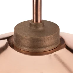 Außenwandleuchte Bronzeguss und Kupfer rechtwinklig