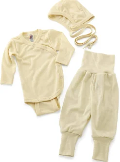 Baby-Wickelbody Merinowolle-Seide