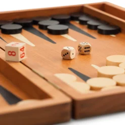 Backgammonspiel Kirschbaumholz