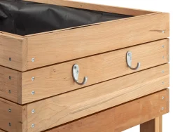 Balkonhochbeet Kirschbaumholz