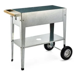 Balkonhochbeet verzinkt rollbar