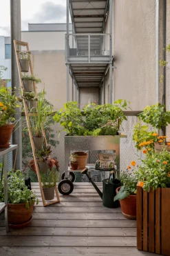 Balkonhochbeet verzinkt rollbar