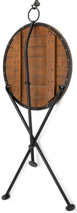 Balkonklapptisch Holzauflage