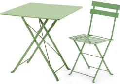 Balkonklapptisch Stahl quadratisch