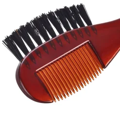 Bartkamm mit integrierter Bürste