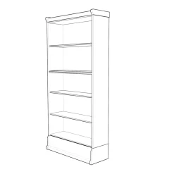 Bücherregal komplett