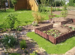 Beetbegrenzung Weide 4 Stück