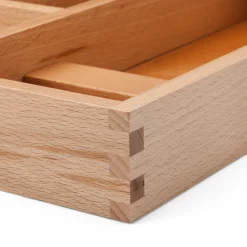 Besteck- und Messereinsatz Buchenholz