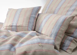 Bettbezug Leinen gestreift