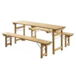 Biergartenbank Robinienholz