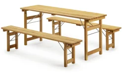 Biergartengarnitur Robinienholz