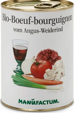 Bio-Boeuf-bourguignon vom Angus-Weiderind