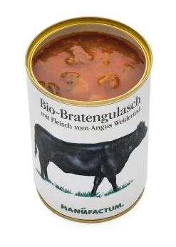 Bio-Bratengulasch mit Fleisch vom Angus-Weiderind