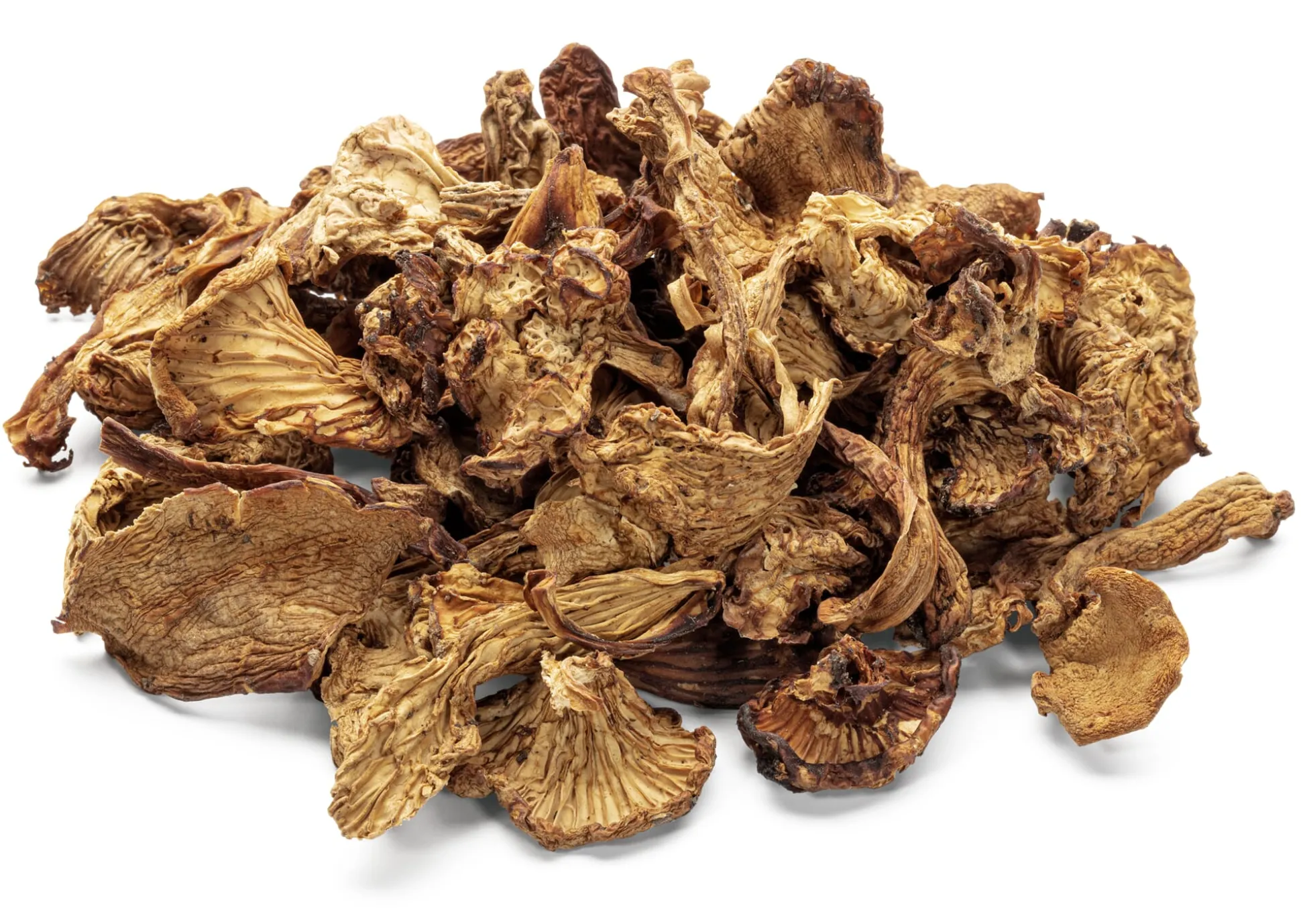 Bio-Pfifferlinge getrocknet