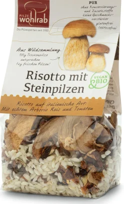 Bio-Risotto mit Steinpilzen