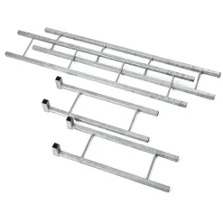 Brennholzregal Stahl verzinkt