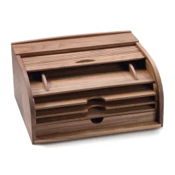 Brief- und Dokumentenablage Nussbaumholz