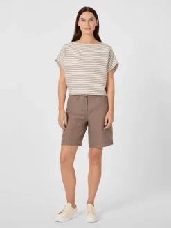 Damen-Bermudahose Leinen