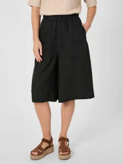 Damen-Bermudahose Leinen