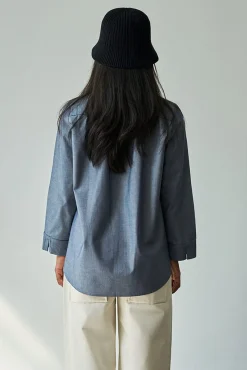Damenbluse Chambray