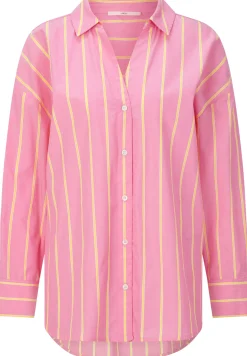 Damenbluse gestreift