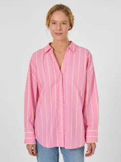 Damenbluse gestreift