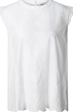 Damenbluse Lochstickerei