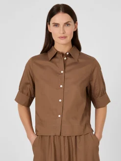 Damenbluse Lyocell-Baumwolle