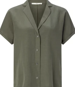 Damenbluse Reverskragen