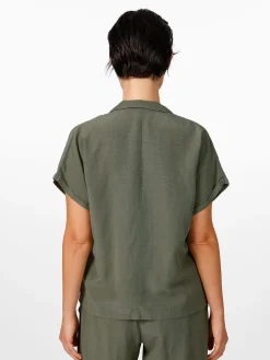 Damenbluse Reverskragen