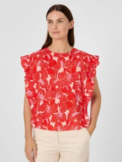 Damen-Blusenshirt Volant