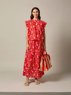 Damen-Blusenshirt Volant