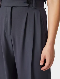 Damen-Bundfaltenhose