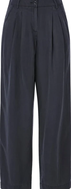 Damen-Bundfaltenhose Lyocell
