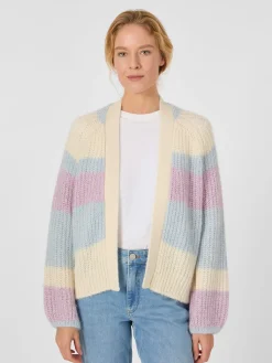 Damen-Cardigan Streifen
