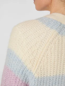 Damen-Cardigan Streifen