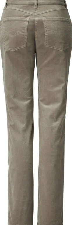 Damen-Cordhose schmales Bein