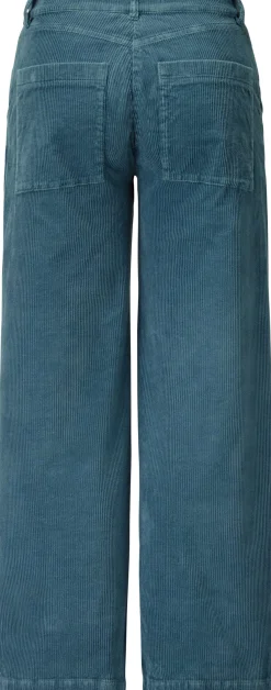 Damen-Cordhose weites Bein