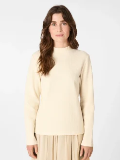 Damen-Glitzershirt Langarm