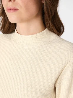 Damen-Glitzershirt Langarm