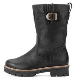 Damenhalbstiefel Rindleder gefüttert