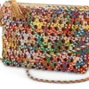 Damen-Handtasche geknüpft, multicolor