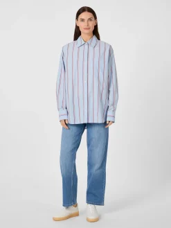 Damen-Hemdbluse gestreift