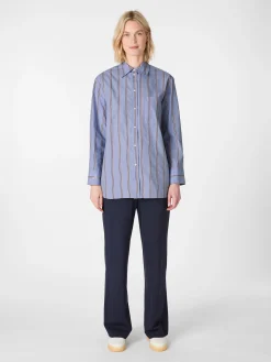 Damen-Hemdbluse gestreift