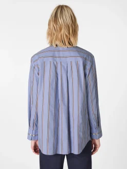 Damen-Hemdbluse gestreift