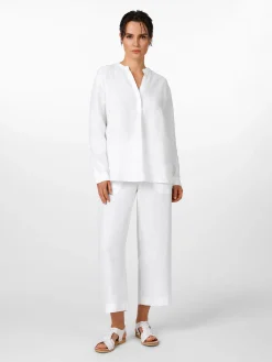 Damen-Hemdbluse Leinen