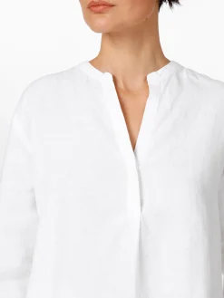 Damen-Hemdbluse Leinen